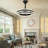 Wyeth 20" Dimmable Ceiling Fan with LED Light and Remote