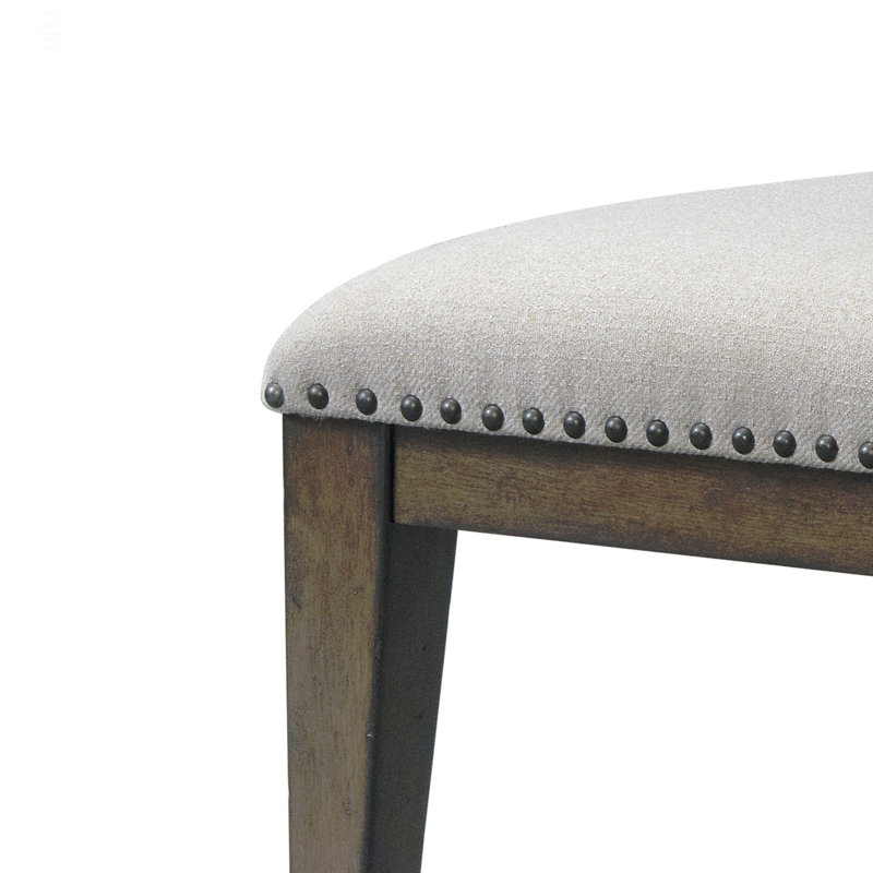 Ensemble de 2 chaises de salle à manger à garniture cloutée Grant
