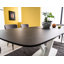 Melany Extendable Metal Base Dining Table