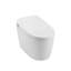 Combiné de bidet de toilette intelligent avec buse autonettoyante, siège chauffant, veilleuse, commande à bouton, chasse d'eau en cas de panne de courant, fermeture en douceur, chasse automatique, avec télécommande