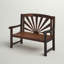 Banc de jardin en bois Ponce
