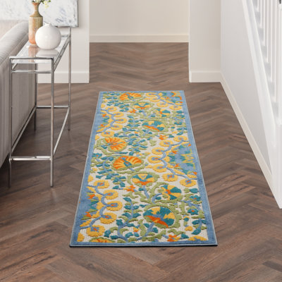 Tapis transitionnel multicolore Newton