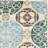 Eaton Wyndham Hand Tufted Wool/Viscose Damask Rug in Beige/Blue-1514087629