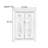 Solid Old Elm Entryway Cabinet