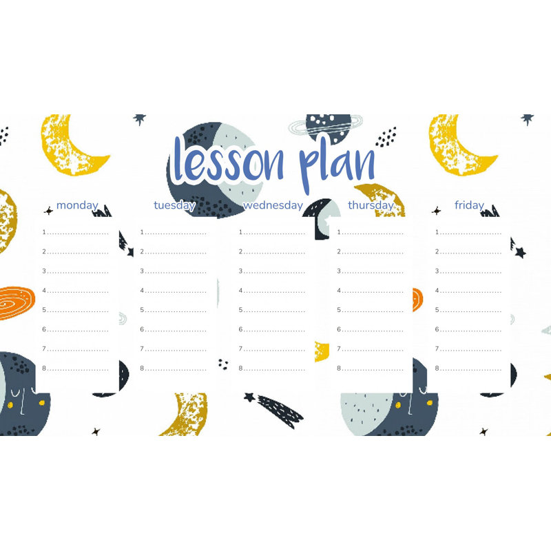 Magnetic Lesson Plan Moon and Planets