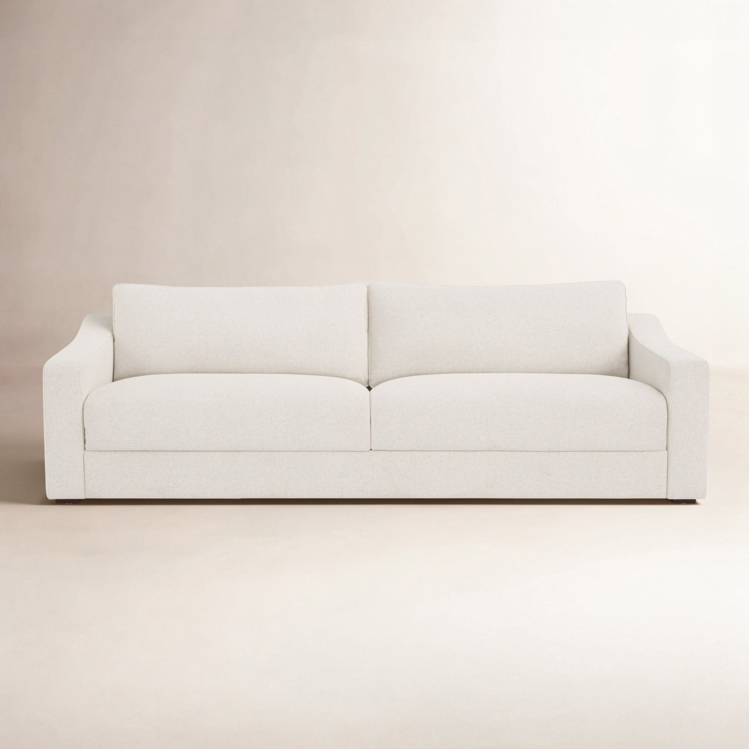 Nora 91" Sofa, White