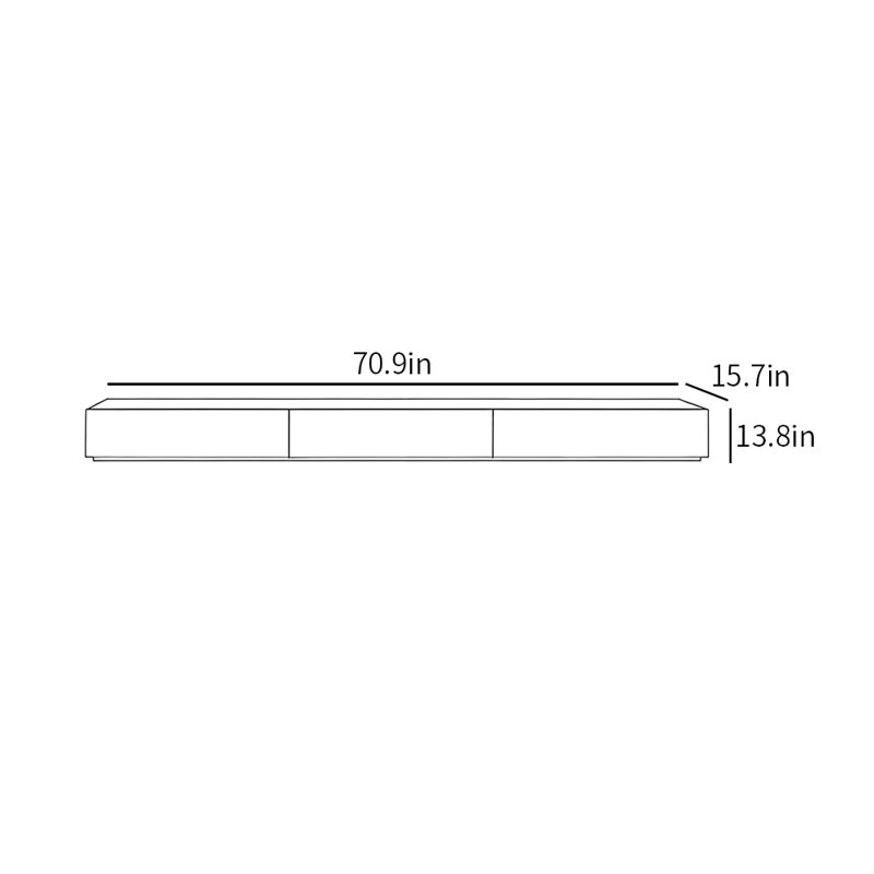 Nordic style modern simple TV stand, 70.9