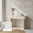 Modern Fluted Console Table with Oversized Hidden Drawers