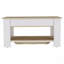 Table de rangement, quatre pieds, tablette inférieure