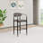 Amen Fabric Upholstered Bar Chair Dark Grey-1624050183-1677348529