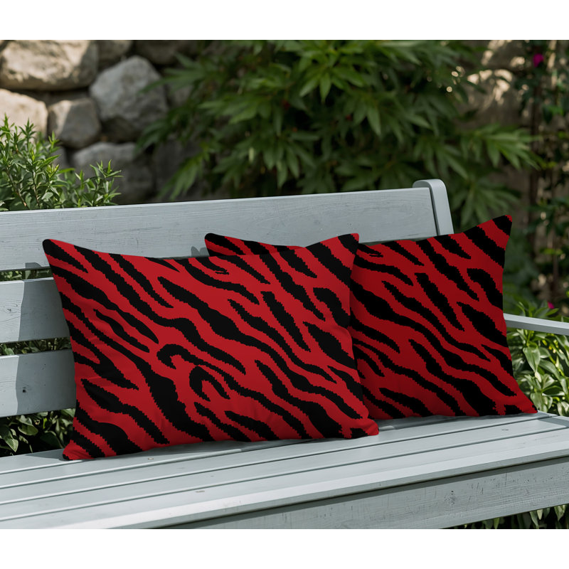 Coussin intérieur / extérieur Valerie, 20x14, Red