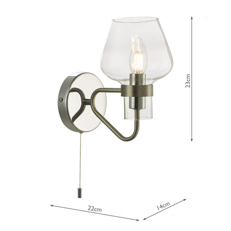 Ridgemont Armed Sconce