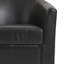  Chaise d'appoint rembourrée en similicuir pivotant (ensemble de 2)-1775895626