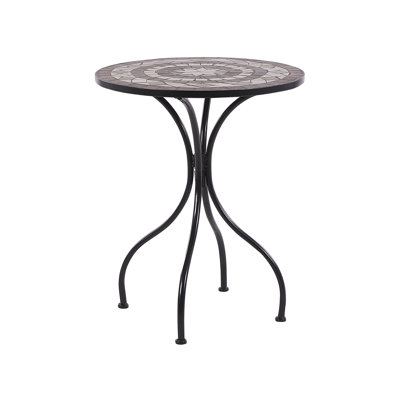 Aariona Round Metal Outdoor Bistro Table , 60cm cm W 60cm cm D