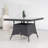 Square Rattan Patio Dining Table