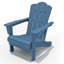Chaise Adirondack en acier PEHD pliable-1833397270