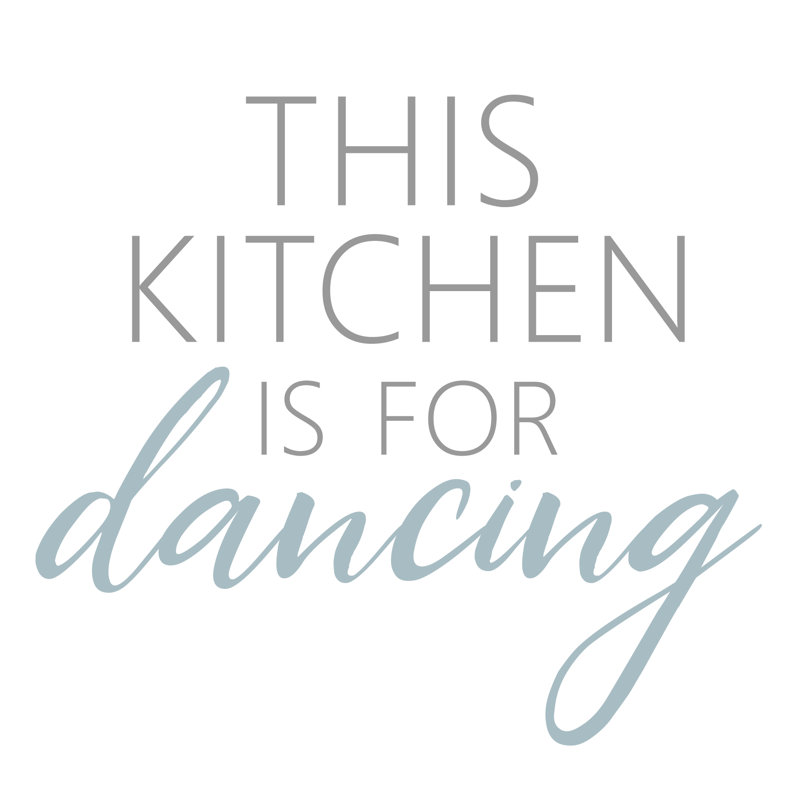 Kitchen Dancing - Wrapped Canvas Print, 91cm H x 91cm W x 3.8cm D