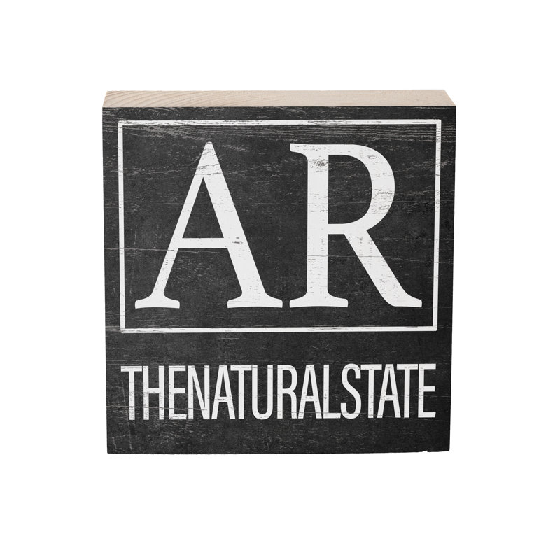 State State Plock Arkansas 6 x 6 po