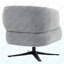 Canapé de loisir pivotant Cuddle, adapté aux balcons, aux bureaux et aux salons, gris-175331866