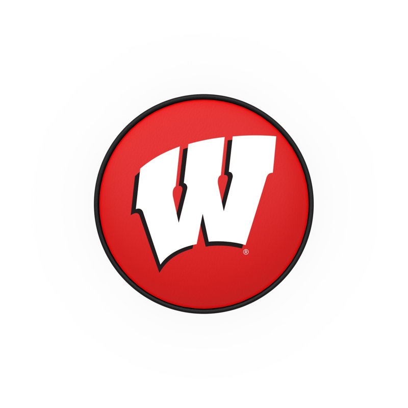 Housse pour tabouret NCAA, W de Wisconsin
