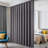 Room Divider Curtains, Blackout Ceiling Track Curtains With Hook Sound Proof Floor Curtains Perfect For Ceiling Mount Curtain Tracks Wall Divider For Room Separation (Grey, W120 X H96)
