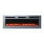 Wall Mounted & Recessed Electric Fireplace With 12 Flame Colours-297656279