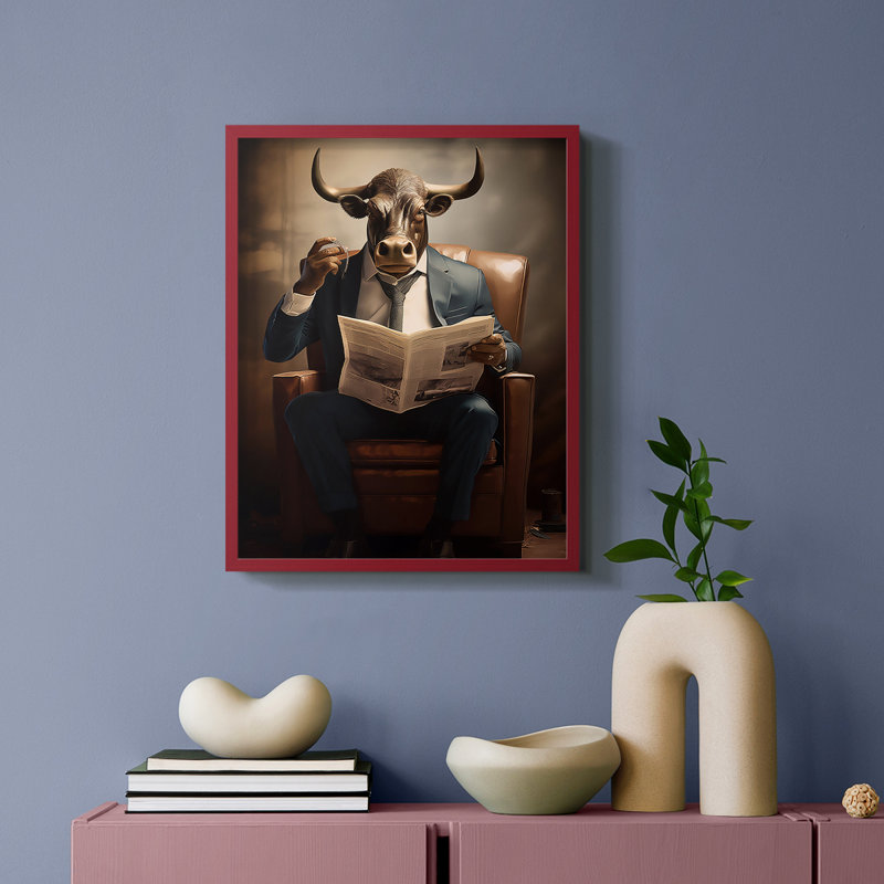 ANIMALS Series CCCXXIV  -Premium Framed Print -Ready to Hang - No Nails Required