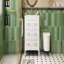 Ensemble de meuble-lavabo avec lavabo en céramique, ensemble de meuble-lavabo simple autoportant avec 3 tiroirs, armoire de rangement-1952608525