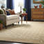 Tapis beige en laine noué à la main Cimarr
