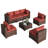 7 Piece Patio Conversation Set With Coffee Table And Cushions-1131246121-1131246120