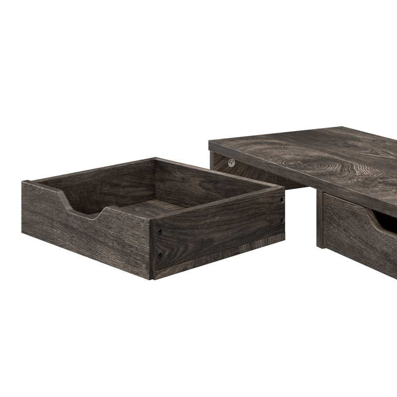 Support pour écran Aspen, Hickory gris foncé