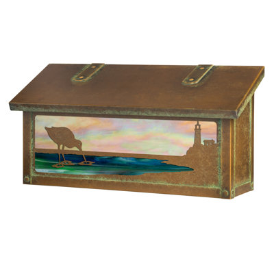 Brass Wall Mounted Mailbox