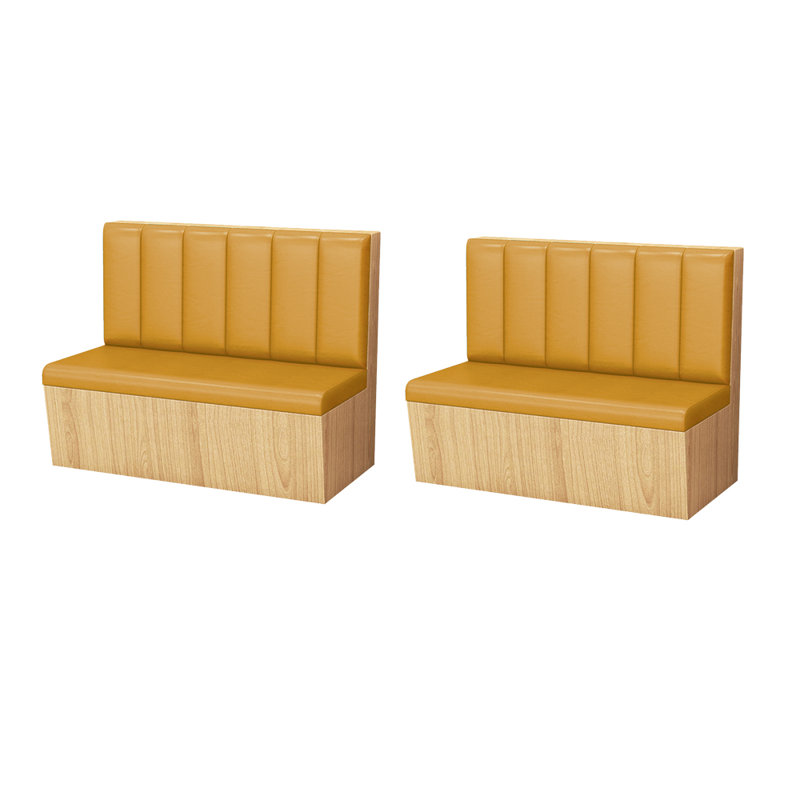 Bancs de restaurant nordiques modernes simples, Jaune