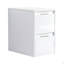 Meuble-lavabo de 60 po avec lavabo en résine, portes à fermeture en douceur et 1 armoire latérale, conception à fixation flottante, blanc brillant, contreplaqué (emballage KD) - 24 po x 2 + 12 po