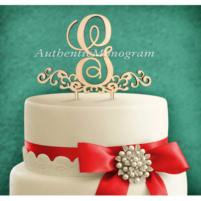 Wood Cake Topper