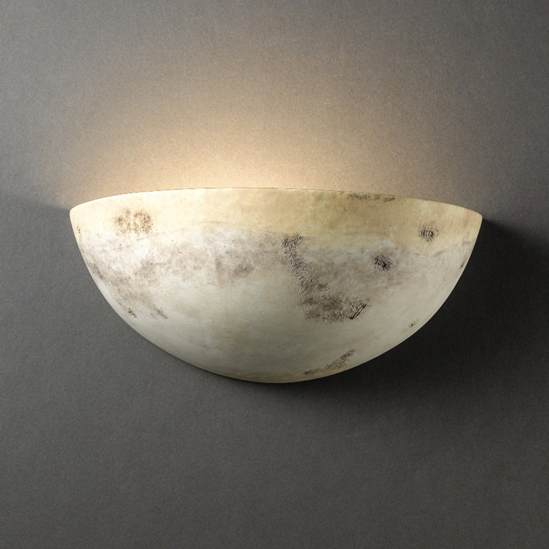 Maarten Ceramic Half Moon, Greco Travertine