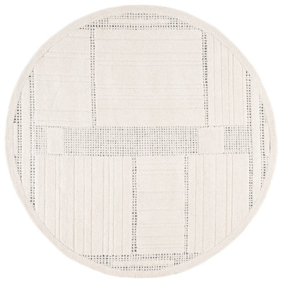 Harvest Hand Tufted Wool; Cotton Abstract Indoor Rug