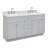 Partham 61" Double Bathroom Vanity Set-1258799918