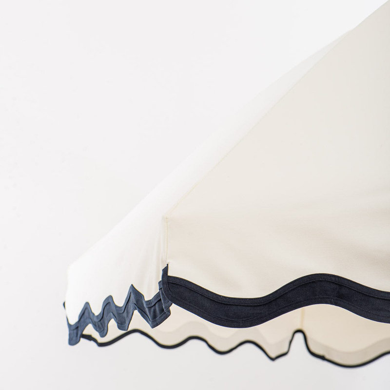 Patio 90'' W Umbrella, Navy/White
