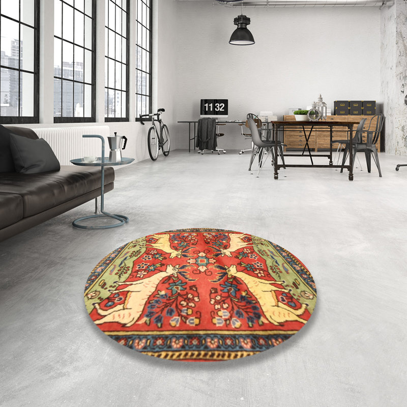 Barnicle Indoor Rug, Round 8'