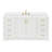 Freitas 67'' Solid Wood Single Bathroom Vanity in White with 1.5'' Pure White Quartz Top, Center, Oval Sink-631950203-656829117-656829114