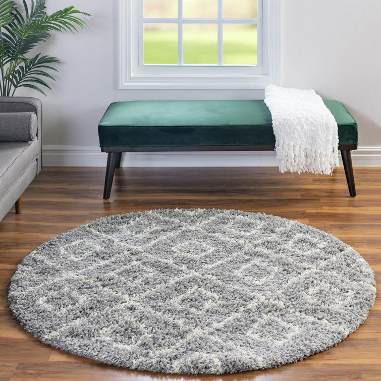 Tapis à poils longs gris Foundry Select
