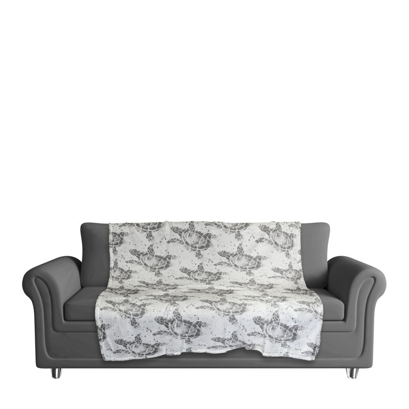 Hand Woven Throw Blanket, Gray