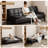 Arjeta  64'' Faux Leather Convertible Futon