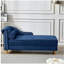 Chaise longue moderne avec revêtement en velours-137203307