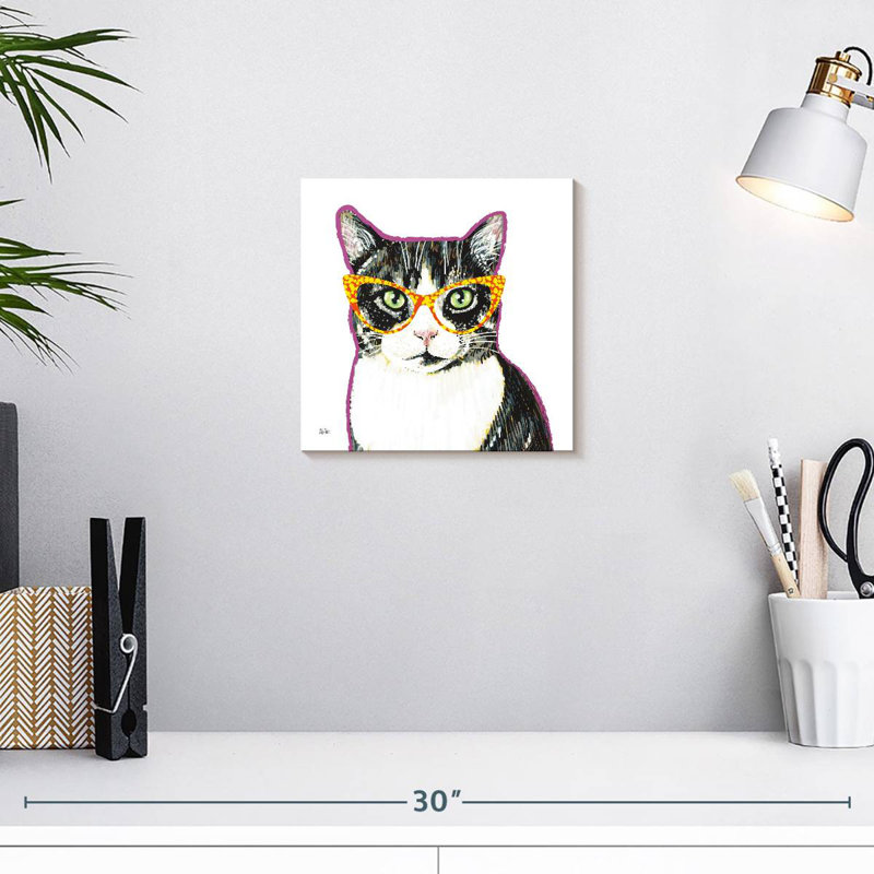 Crowle Bespectacled Pet I, 10" H x 10" W