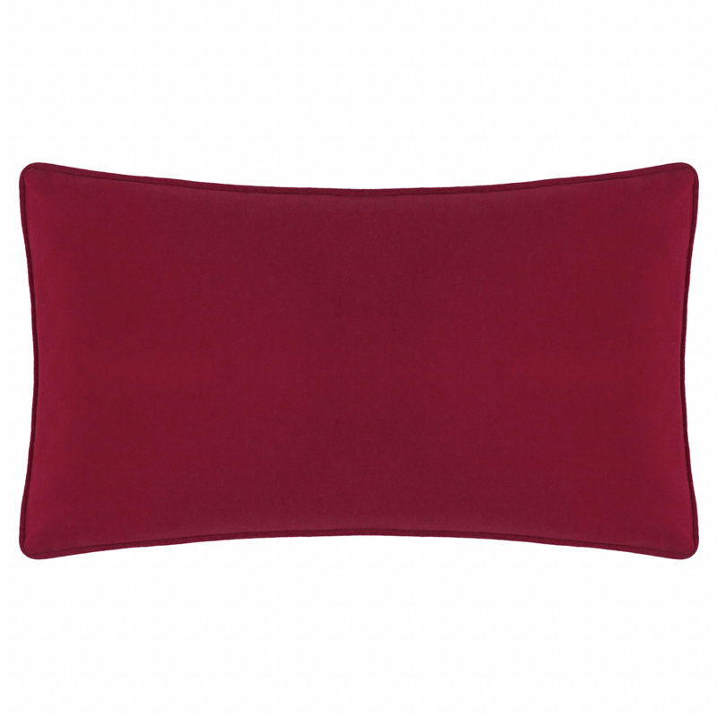 Joy To All Red Rectangular Throw Cushion, Feather