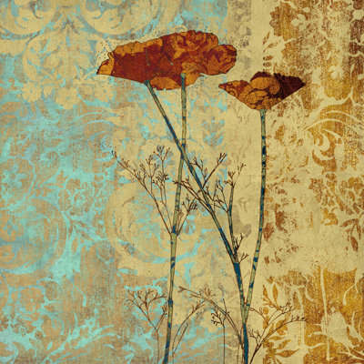 Coquelicots et damas II