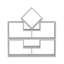 Modern White Bookshelf with Numerous Shelves, 41.3 x 30.0 x 11.6 inches | 100% Melamine Coated Particle Board, Thickness: 0.7 inches | Wall-Mountable Design, Perfect for Home or Office Organization