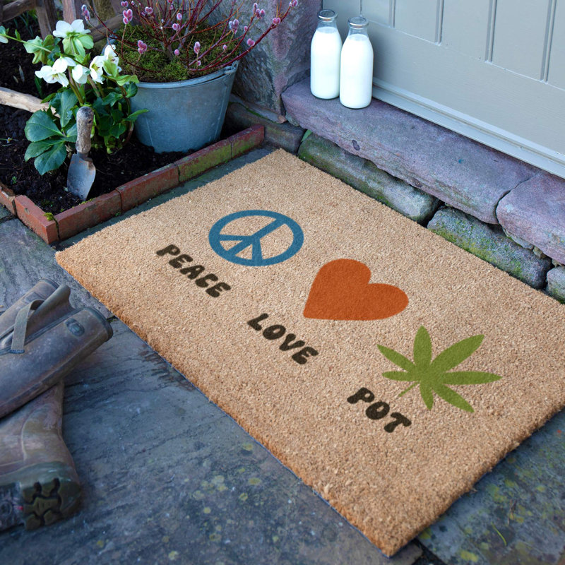 Bevers Non-Slip Indoor Doormat, Rectangle 90 x 60 cm